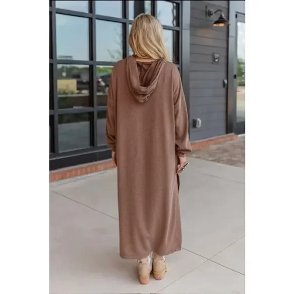 Andree by Unit - Waffle Knit Thermal Duster - Small - Picture 2 of 4